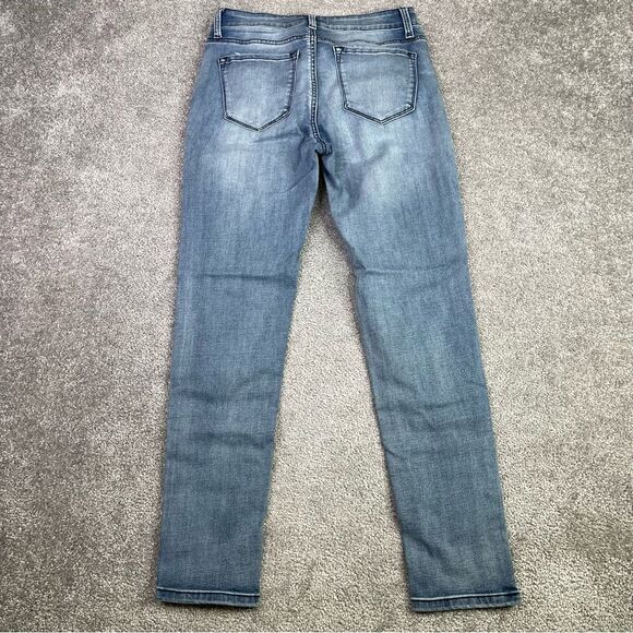 KanCan Jeans Women's 28 Blue Skinny Mid-Rise Light Wash Denim Stretch - Picture 3 of 12